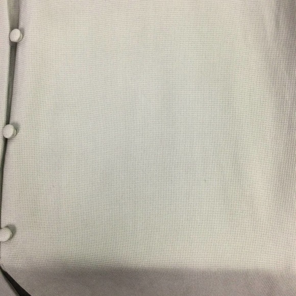 Annie Alexander Silk Work Clothes Mock Collar Long Sleeve Button Down Shirt L - Picture 12 of 14